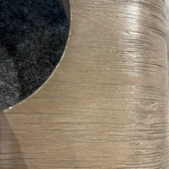 Lovesac Sactionals straight arm drink holder- weathered Ash wooden cupholder - Picture 6 of 6